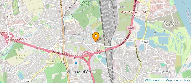 localisation de l'entreprise MONSIEUR OLIVIER COLY  VILLENAVE-D'ORNON