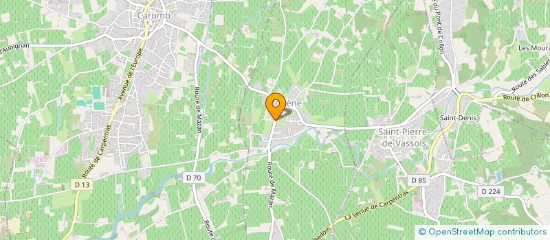 localisation de l'entreprise MONSIEUR OLIVIER COMBEL  MODENE