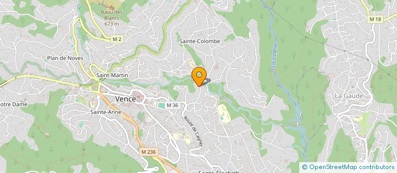 localisation de l'entreprise MONSIEUR OLIVIER COMINO à VENCE