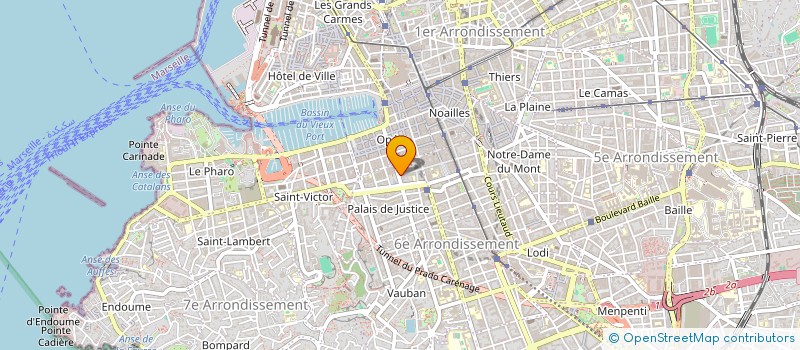 localisation de l'entreprise MONSIEUR OLIVIER COMTE  MARSEILLE