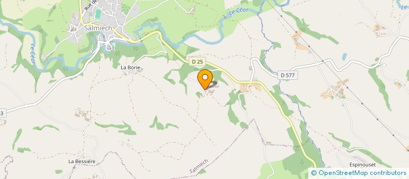 localisation de l'entreprise MONSIEUR OLIVIER CONSTANS  SALMIECH