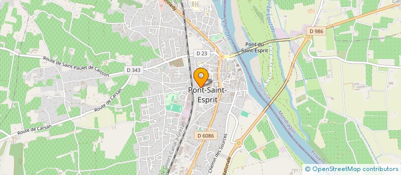 localisation de l'entreprise MONSIEUR OLIVIER CONSTANT  PONT-SAINT-ESPRIT