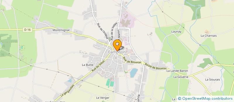 localisation de l'entreprise MONSIEUR OLIVIER CONSTANT  CAMPBON