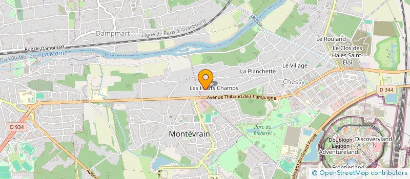 localisation de l'entreprise MONSIEUR OLIVIER COPPIN à CHESSY