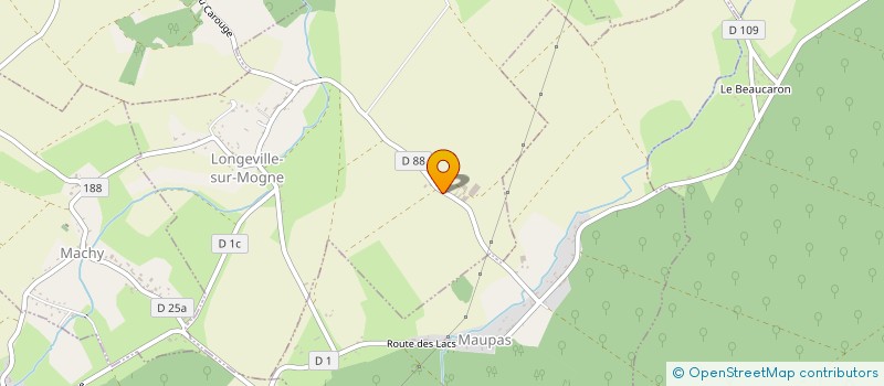 localisation de l'entreprise MONSIEUR OLIVIER COQUILLE à LONGEVILLE-SUR-MOGNE