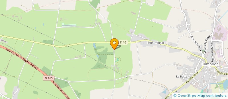 localisation de l'entreprise MONSIEUR OLIVIER CORBEAU  CAMPBON