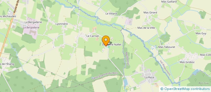 localisation de l'entreprise MONSIEUR OLIVIER CORBIERE à SAINT-ETIENNE-DU-BOIS