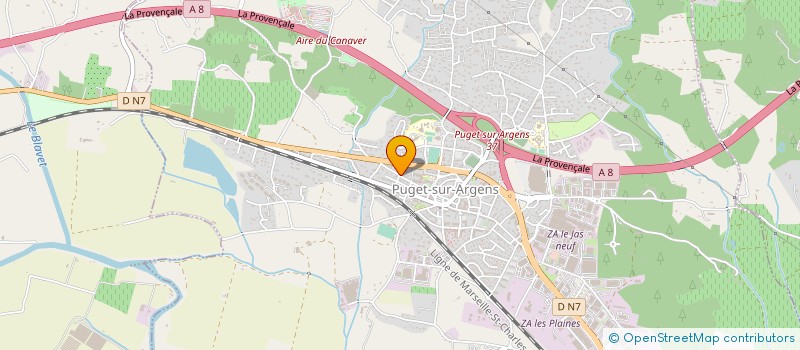 localisation de l'entreprise MONSIEUR OLIVIER CORIA  PUGET-SUR-ARGENS