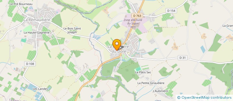 localisation de l'entreprise MONSIEUR OLIVIER CORMERAIS  LA BOISSIERE-DU-DORE