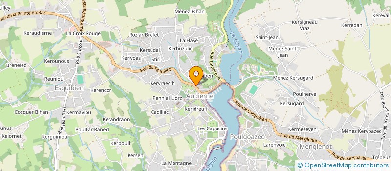 localisation de l'entreprise MONSIEUR OLIVIER CORMONT  AUDIERNE