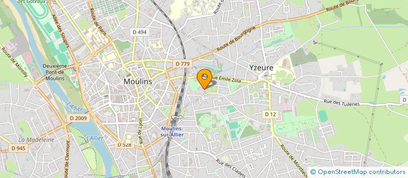 localisation de l'entreprise MONSIEUR OLIVIER CORNET à MOULINS