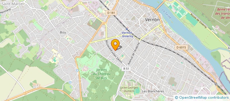 localisation de l'entreprise MONSIEUR OLIVIER CORNETTE à VERNON