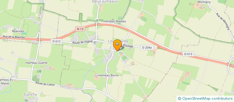 localisation de l'entreprise MONSIEUR OLIVIER CORNIER  LONGUEVILLE