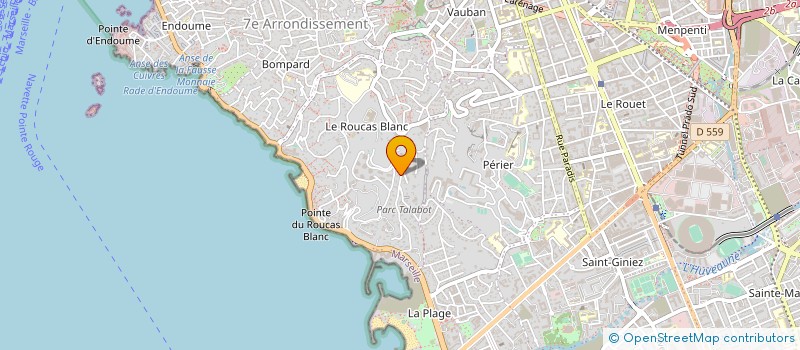 localisation de l'entreprise MONSIEUR OLIVIER CORNUBERT à MARSEILLE 7EME