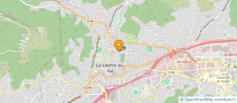 localisation de l'entreprise MONSIEUR OLIVIER CORON  LA VALETTE-DU-VAR