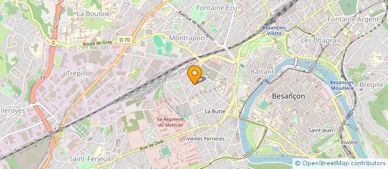 localisation de l'entreprise MONSIEUR OLIVIER CORON à BESANCON