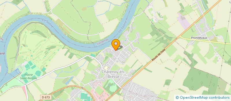 localisation de l'entreprise MONSIEUR OLIVIER CORREIA  CHATENOY-EN-BRESSE