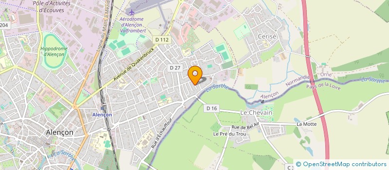 localisation de l'entreprise MONSIEUR OLIVIER COSSON à ALENCON