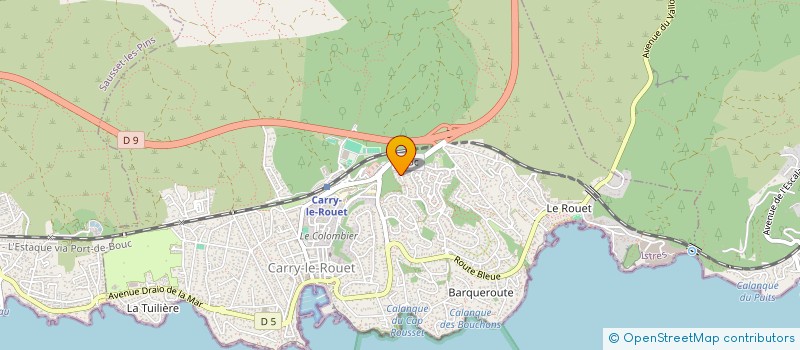 localisation de l'entreprise MONSIEUR OLIVIER COSTA  CARRY-LE-ROUET