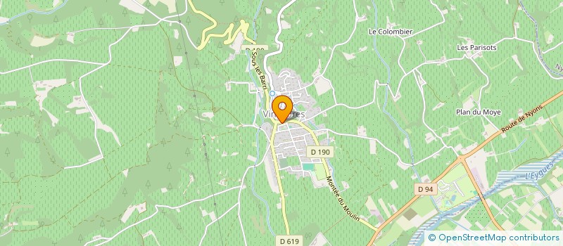 localisation de l'entreprise MONSIEUR OLIVIER COSTANZO  VINSOBRES