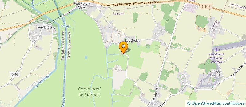 localisation de l'entreprise MONSIEUR OLIVIER COSTE  LAIROUX