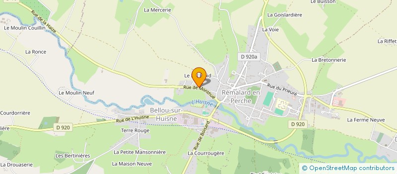 localisation de l'entreprise MONSIEUR OLIVIER COTINET à REMALARD-EN-PERCHE