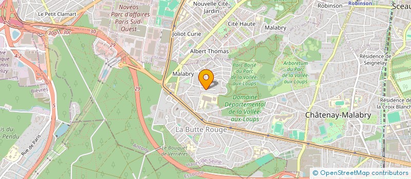 localisation de l'entreprise MONSIEUR OLIVIER COTTEREAU  CHATENAY-MALABRY