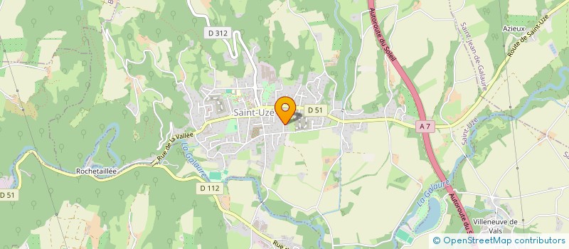 localisation de l'entreprise MONSIEUR OLIVIER COTTON  SAINT-UZE