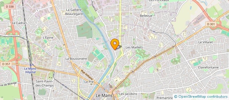 localisation de l'entreprise MONSIEUR OLIVIER COUDERT à LE MANS