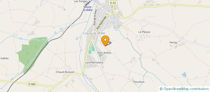 localisation de l'entreprise MONSIEUR OLIVIER COUDRAY à LUCAY-LE-MALE