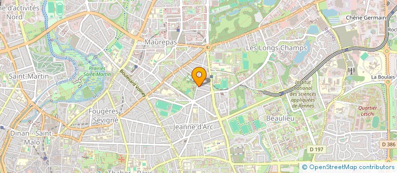 localisation de l'entreprise MONSIEUR OLIVIER COULLON  RENNES
