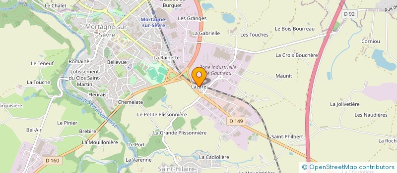 localisation de l'entreprise MONSIEUR OLIVIER COULOMNIER à MORTAGNE-SUR-SEVRE