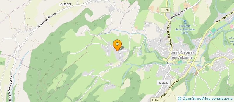 localisation de l'entreprise MONSIEUR OLIVIER COULON  SAINT-GEOIRE-EN-VALDAINE