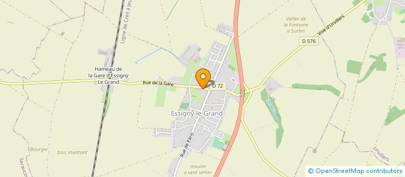 localisation de l'entreprise MONSIEUR OLIVIER COUPET à ESSIGNY-LE-GRAND