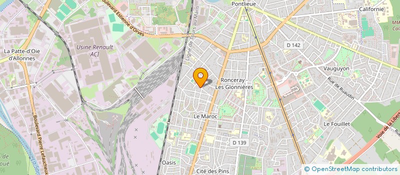 localisation de l'entreprise MONSIEUR OLIVIER COURANT  LE MANS