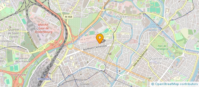 localisation de l'entreprise MONSIEUR OLIVIER COURTAUX à STRASBOURG