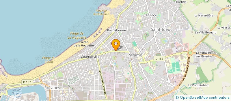 localisation de l'entreprise MONSIEUR OLIVIER COURTEAU  SAINT-MALO