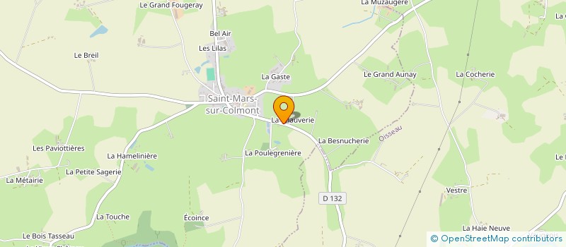 localisation de l'entreprise MONSIEUR OLIVIER COURTEILLE à SAINT-MARS-SUR-COLMONT
