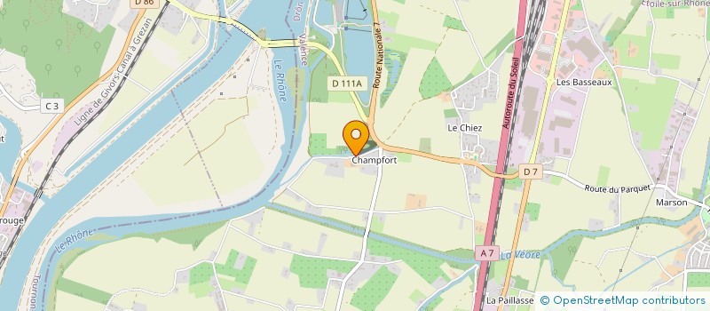 localisation de l'entreprise MONSIEUR OLIVIER COURTIAL  ETOILE-SUR-RHONE