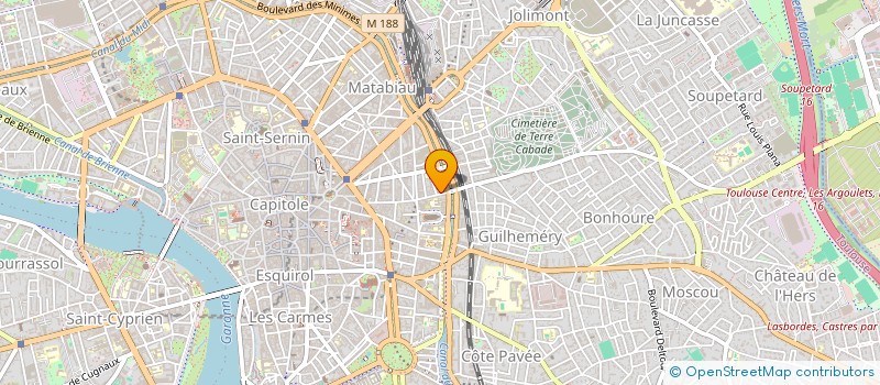 localisation de l'entreprise MONSIEUR OLIVIER COURTIN à TOULOUSE