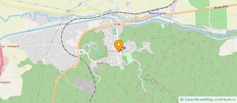 localisation de l'entreprise MONSIEUR OLIVIER COURTIOL  MEYRARGUES