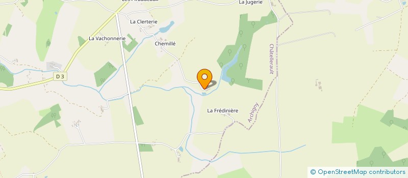 localisation de l'entreprise MONSIEUR OLIVIER COUSINARD  ARCHIGNY