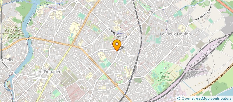 localisation de l'entreprise MONSIEUR OLIVIER COUTANT  NANTES