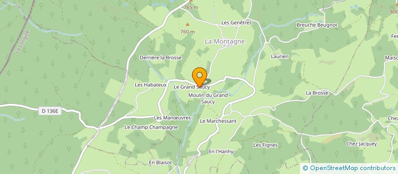 localisation de l'entreprise MONSIEUR OLIVIER COUTEAUX à LA MONTAGNE