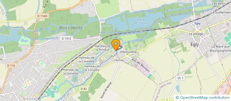 localisation de l'entreprise MONSIEUR OLIVIER COUTTE  BREUILLET