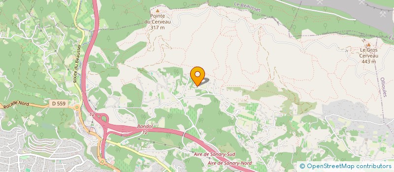 localisation de l'entreprise MONSIEUR OLIVIER COUVRET  SANARY-SUR-MER