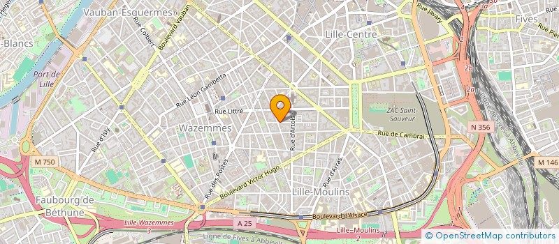 localisation de l'entreprise MONSIEUR OLIVIER CRAMM à LILLE