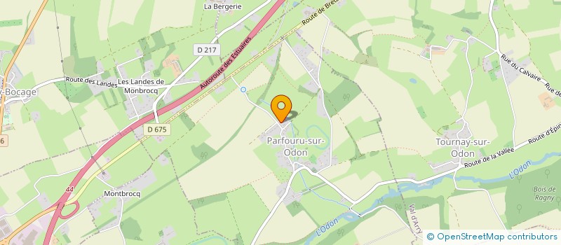 localisation de l'entreprise MONSIEUR OLIVIER CRAND à PARFOURU-SUR-ODON