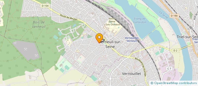 localisation de l'entreprise MONSIEUR OLIVIER CRETEY  VERNEUIL-SUR-SEINE