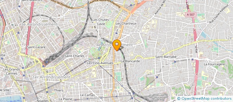 localisation de l'entreprise MONSIEUR OLIVIER CREUZET à MARSEILLE